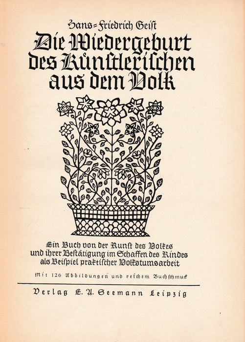 Die Wiedergeburt des Künstlerischen aus dem Volk