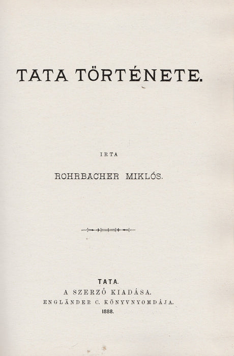Tata története