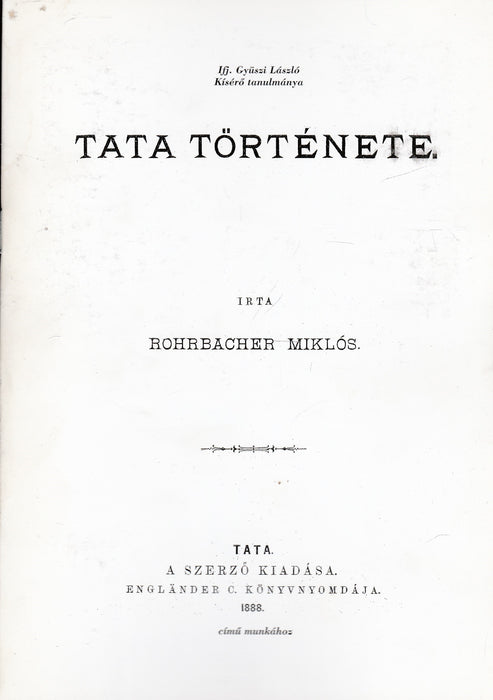Tata története