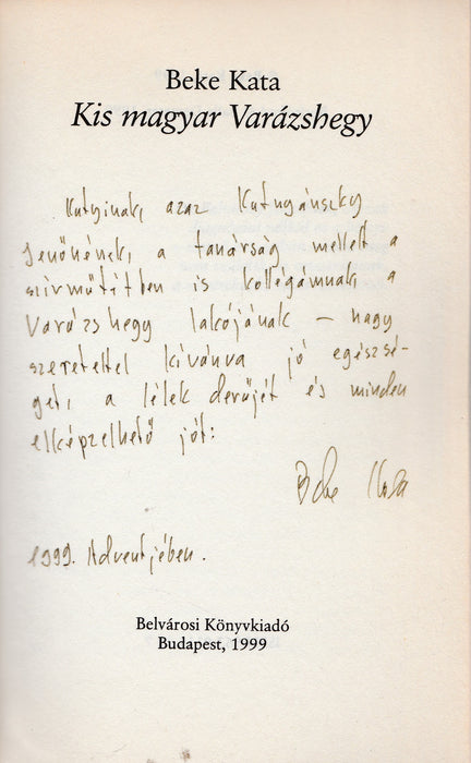 Kis magyar Varázshegy