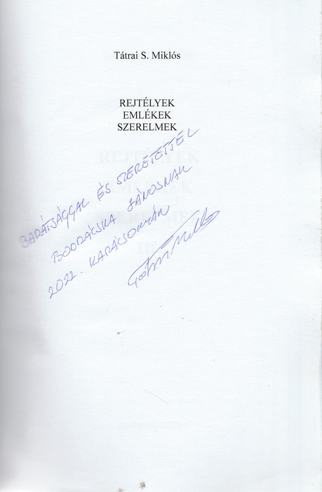 Rejtélyek - Emlékek - Szerelmek III.