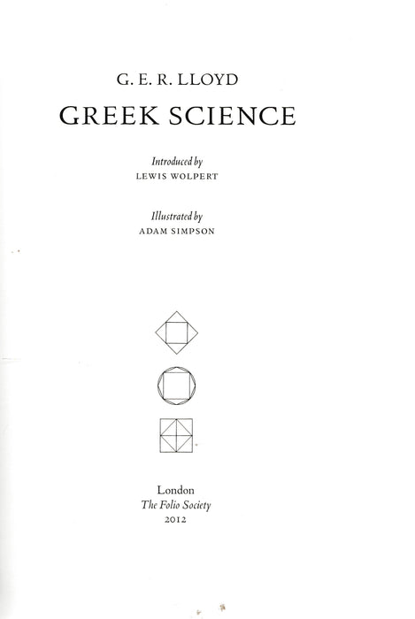 Greek Science