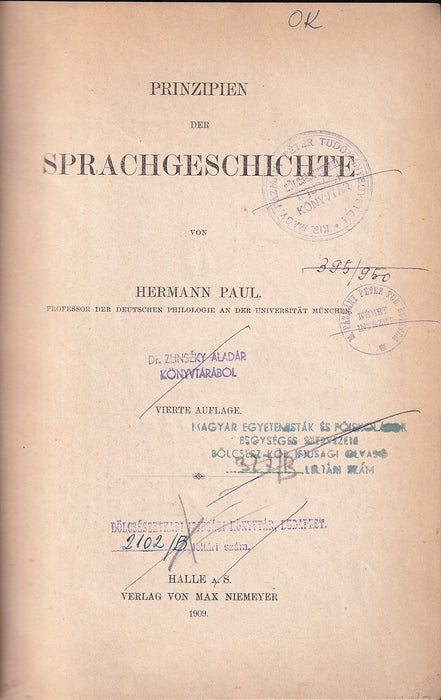Prinzipien der Sprachgeschichte