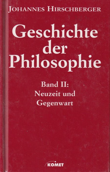 Geschichte der Philosophie I-II.