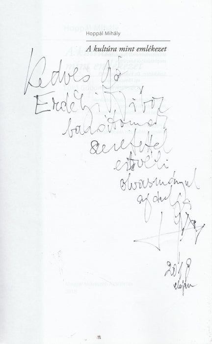 A kultúra mint emlékezet