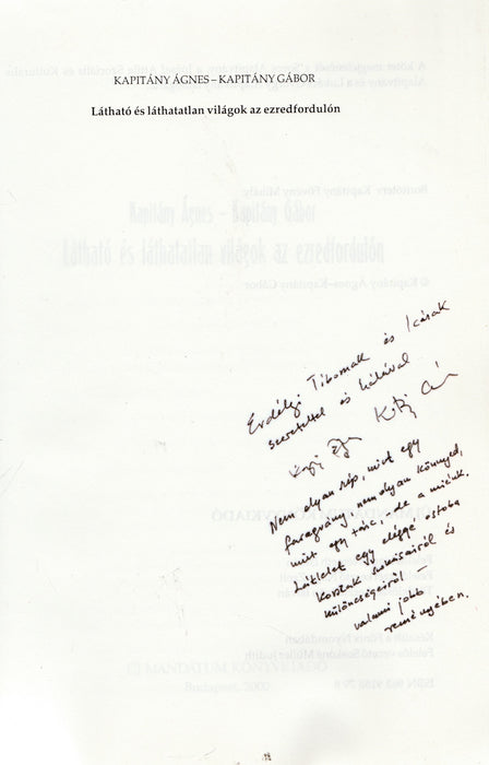 Látható és láthatatlan világok az ezredfordulón