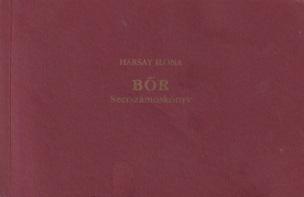 Bőr - Szerszámoskönyv