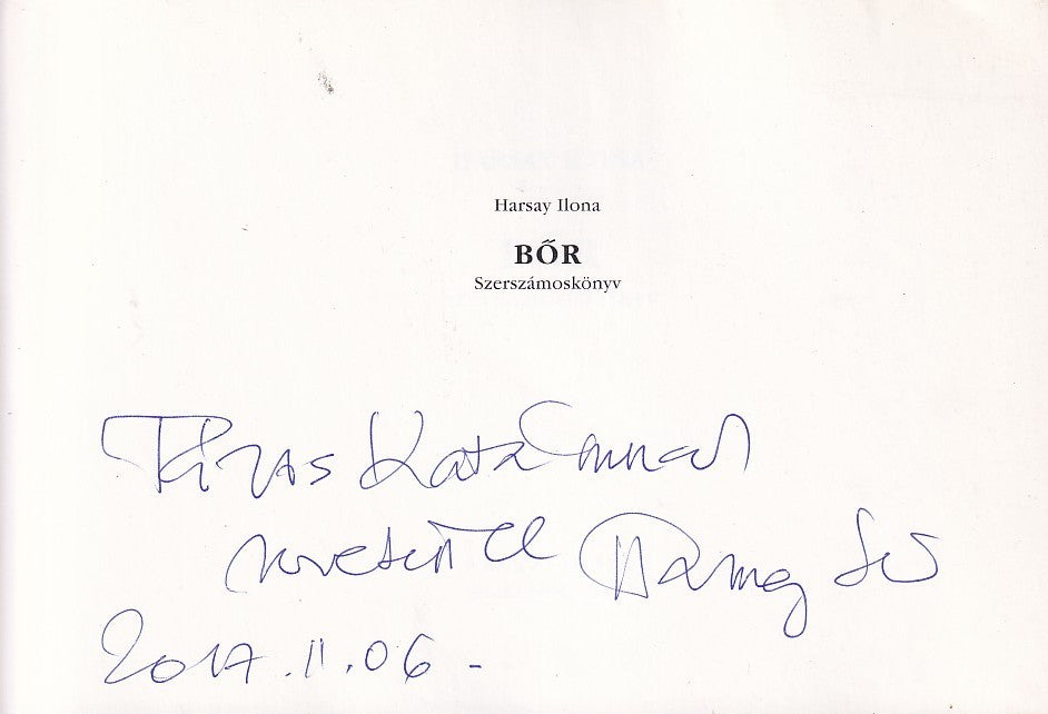 Bőr - Szerszámoskönyv