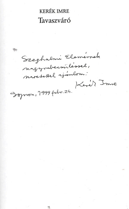 Tavaszváró