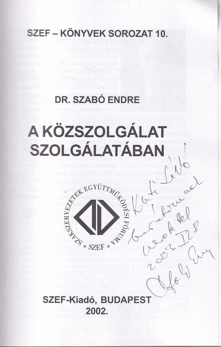 A közszolgálat szolgálatában