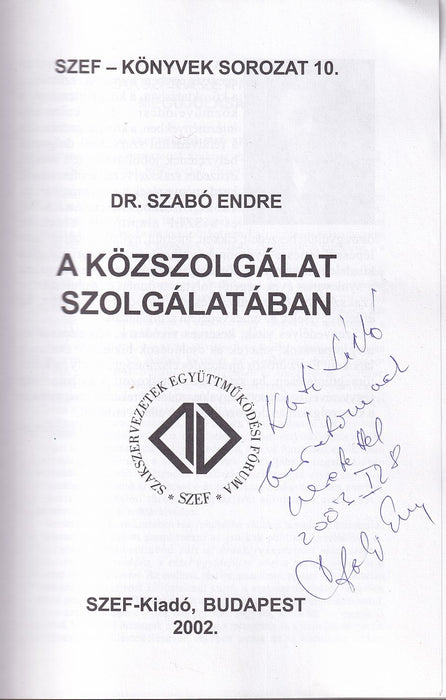 A közszolgálat szolgálatában