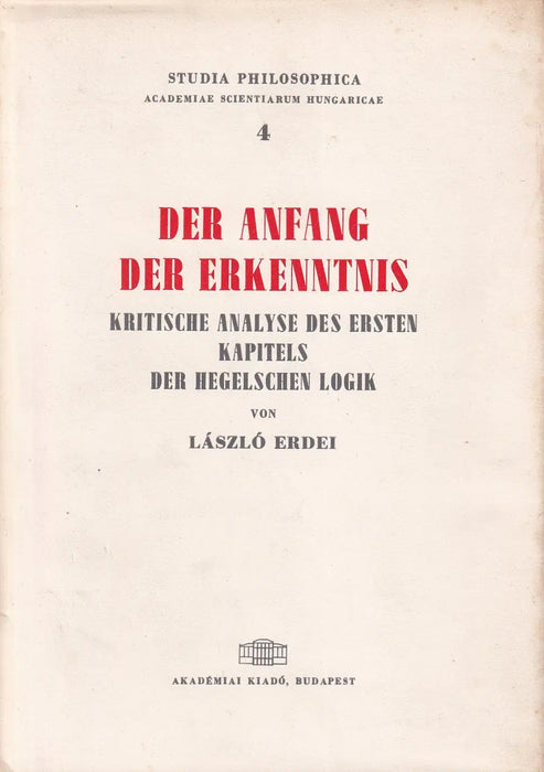 Der Anfang der Erkenntnis