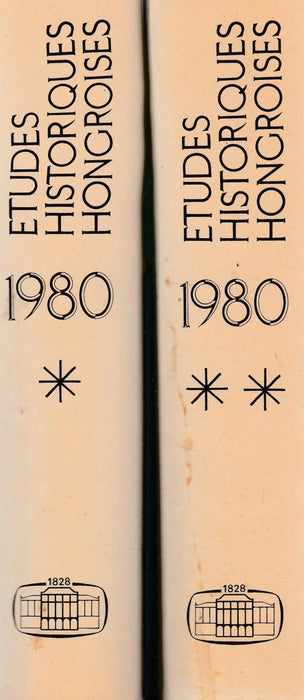 Etudes historiques Hongroises 1980 I-II.