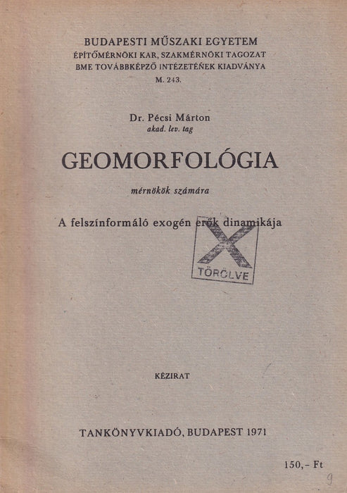 Geomorfológia