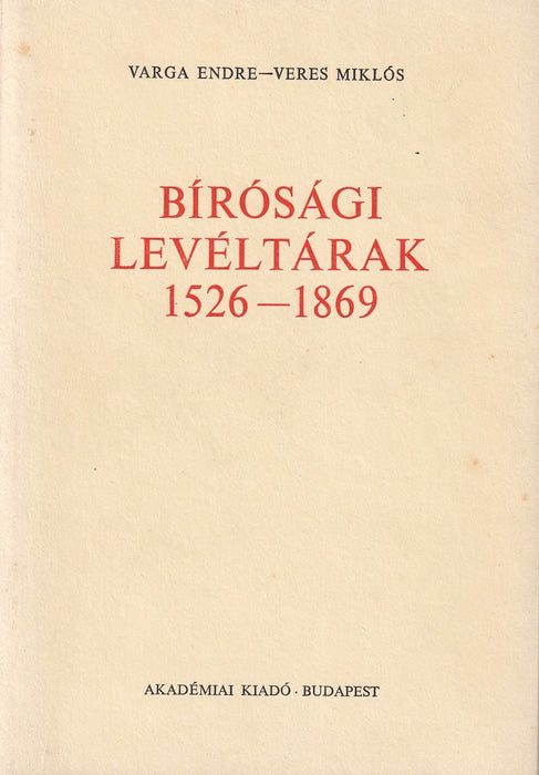Bírósági levéltárak