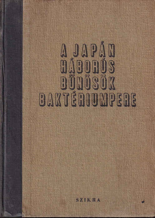 A japán háborús bűnösök baktériumpere