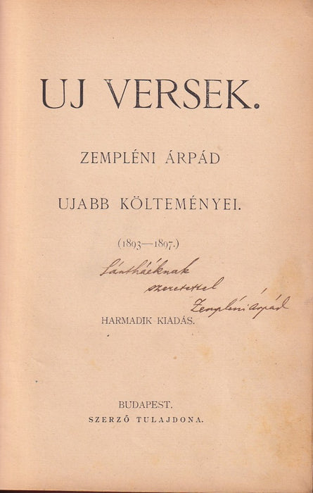 Uj versek