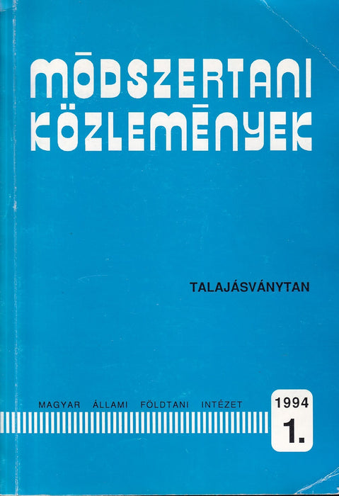 Módszertani közlemények 1994/1.