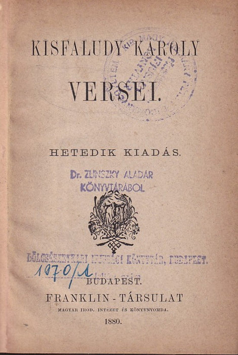 Kisfaludy Károly versei