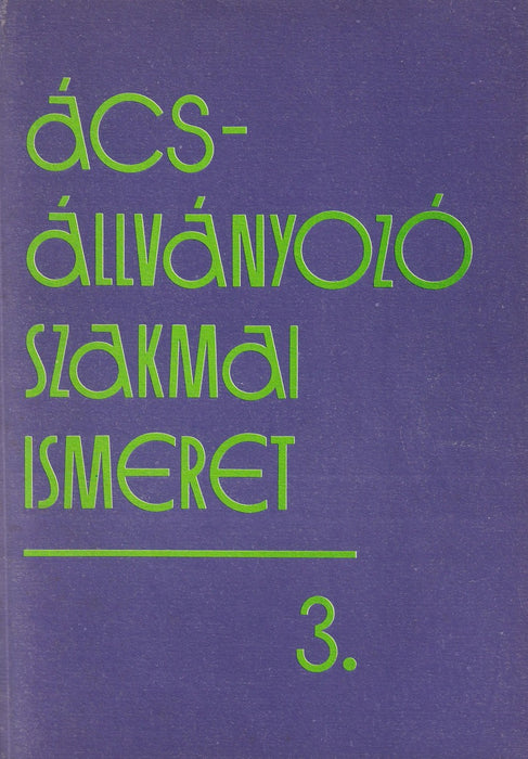 Ács-állványozó szakmai ismeret 3.