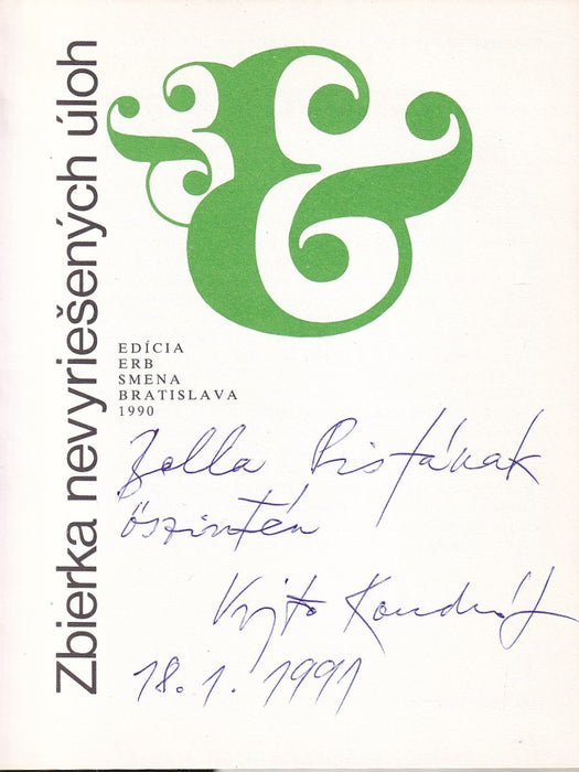 Zbierka nevyriesenych úloh