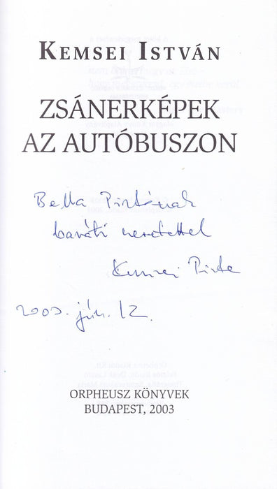 Zsánerképek az autóbuszon