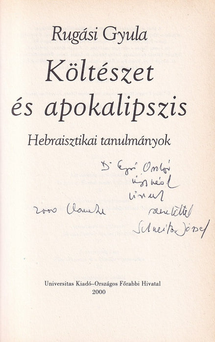 Költészet és apokalipszis