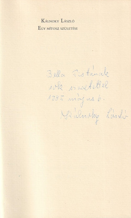 Egy mítosz születése