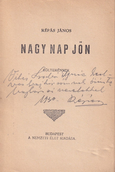 Nagy nap jön