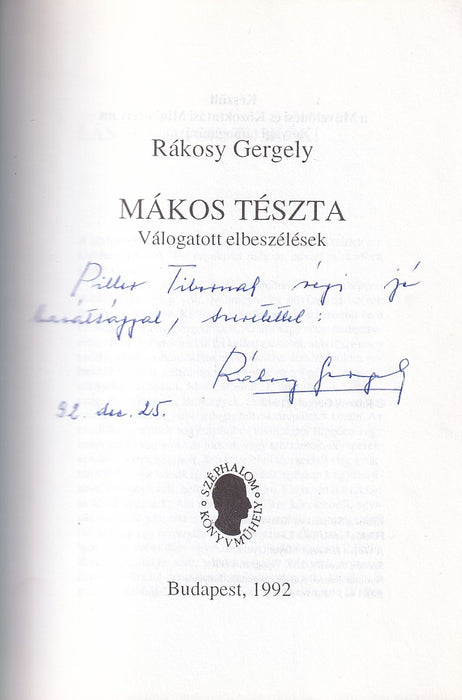 Mákos tészta
