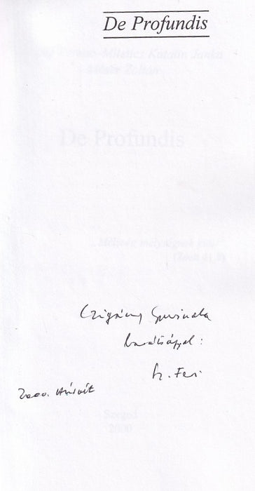 De Profundis