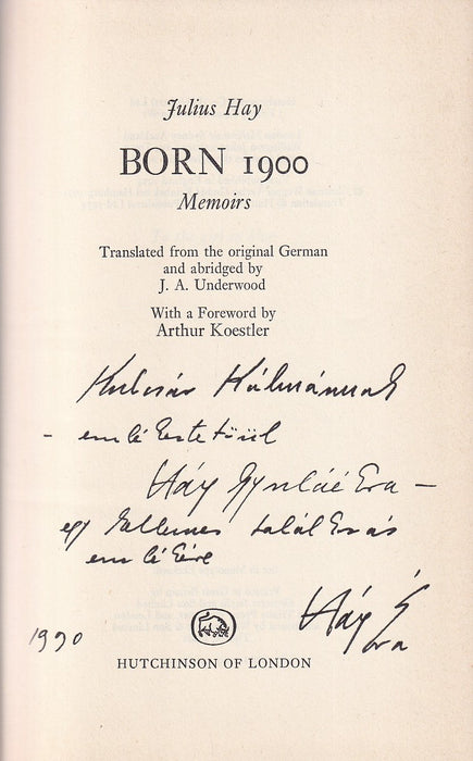 Born 1900
