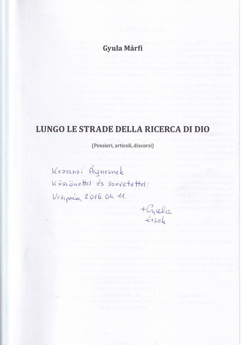 Lungo le strade della ricerca di Dio
