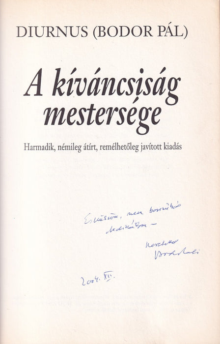 A kíváncsiság mestersége
