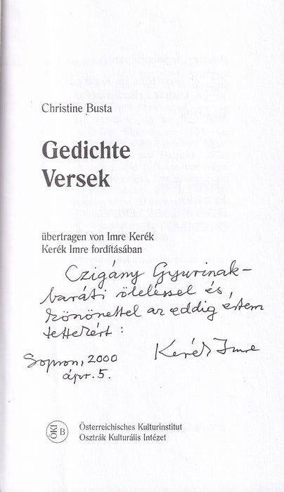 Gedichte - Versek