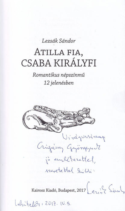 Atilla fia, Csaba királyfi