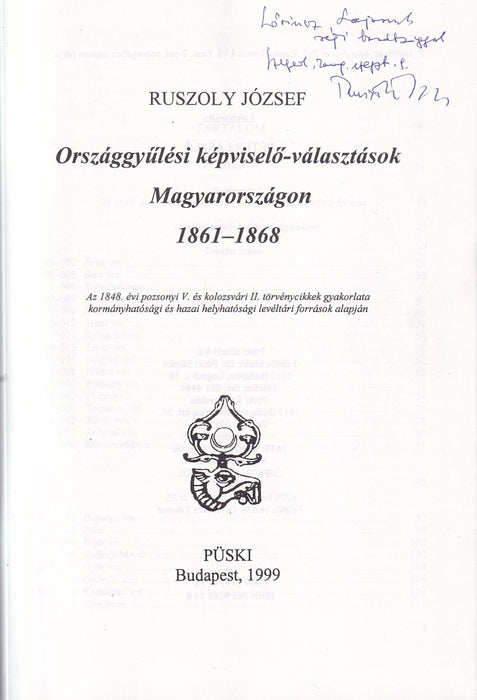 Országgyűlési képviselő-választások Magyarországon 1861-1868