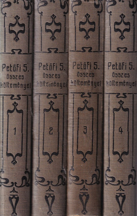 Petőfi Sándor összes költeményei I-IV.