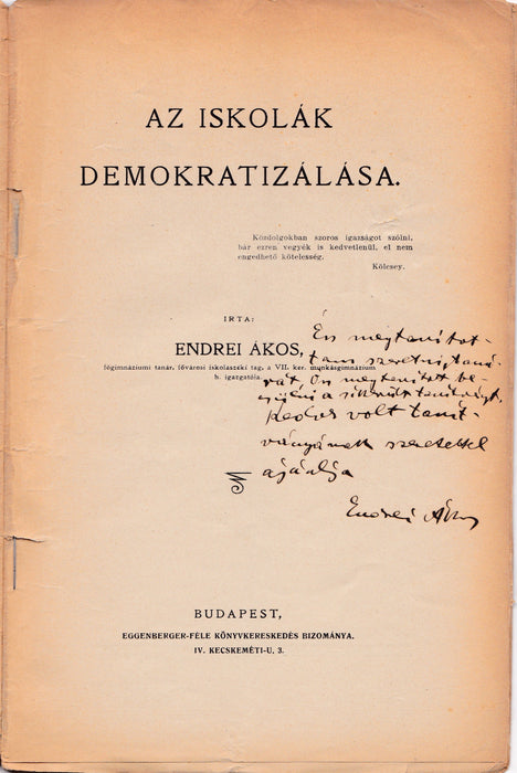 Az iskolák demokratizálása