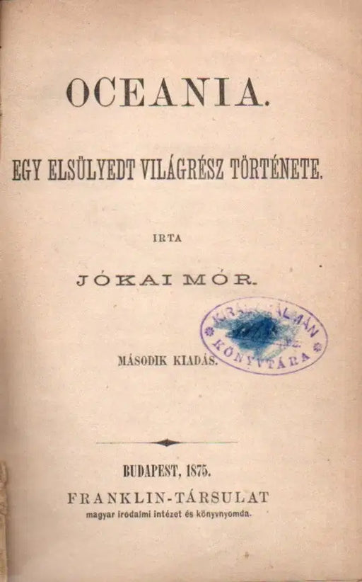 Jókai Oceania