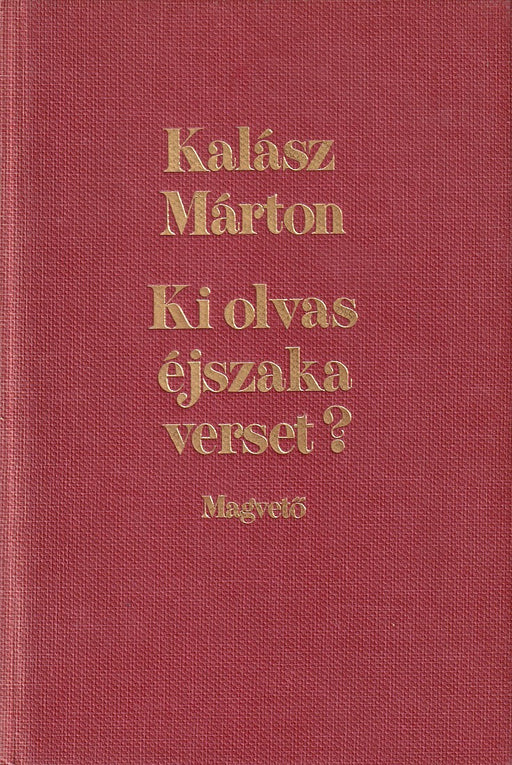 Ki olvas éjszaka verset?