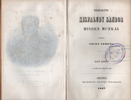 Kisfaludi Kisfaludy Sándor minden munkái I-VI.