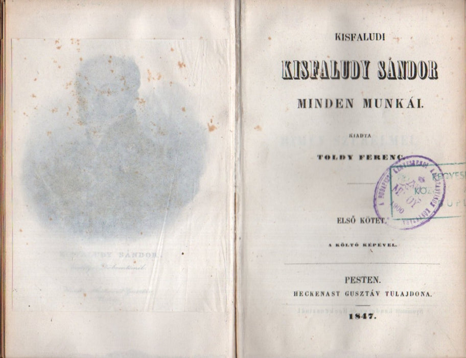 Kisfaludi Kisfaludy Sándor minden munkái I-VI.