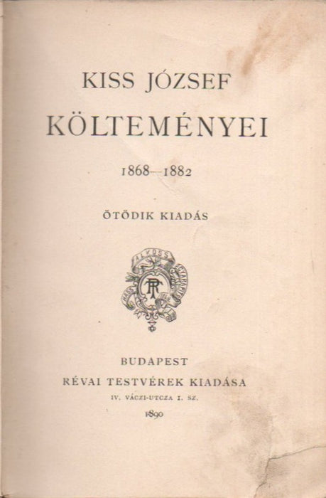 Kiss József költeményei