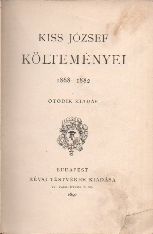 Kiss József költeményei