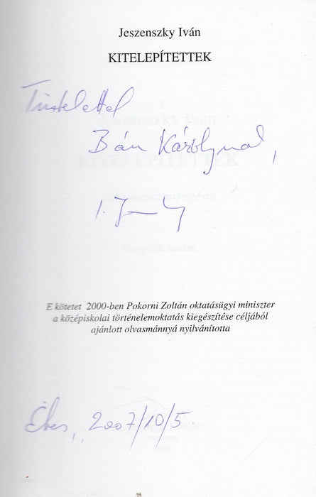 Kitelepítettek