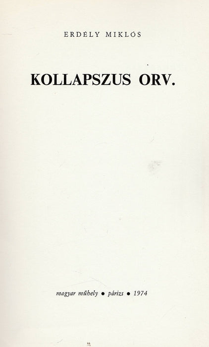 Kollapszus orv.
