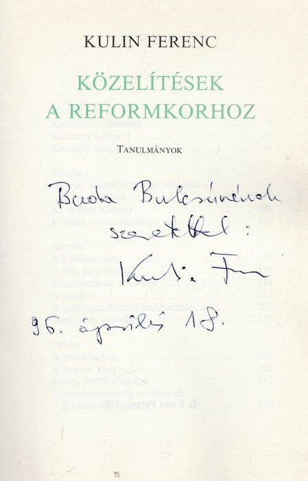 Közelítések a reformkorhoz