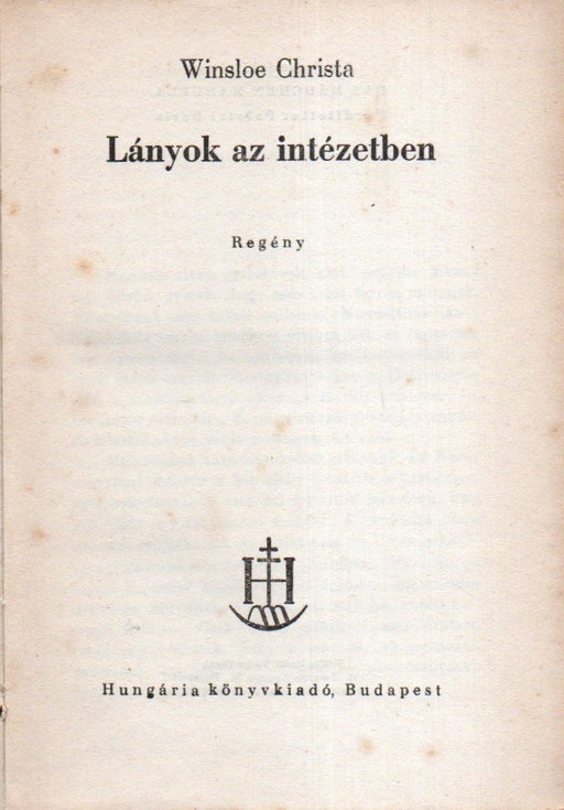 Lányok az intézetben