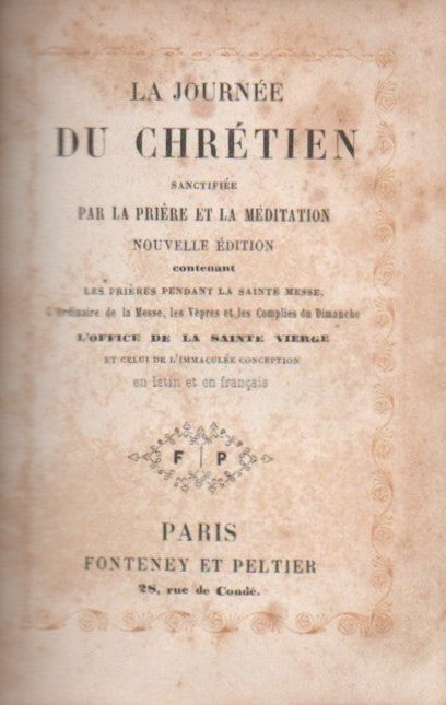 La Journée du Chrétien